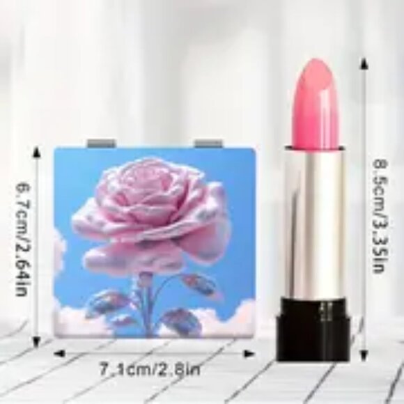 Y2K Pink Rose Double Mirrors - Picture 3 of 4